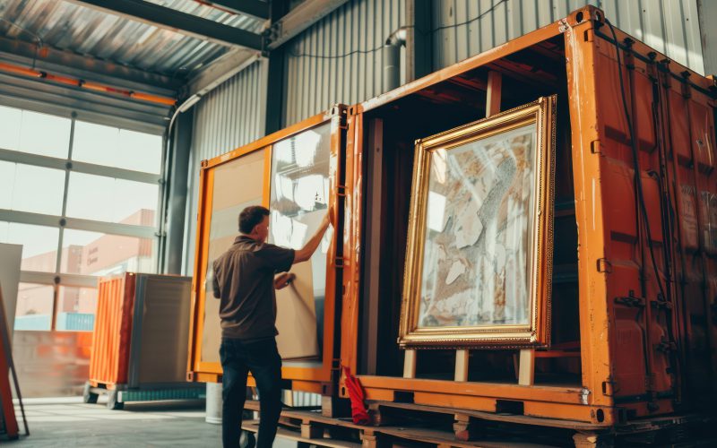 Art and Antiques in Climate-Controlled Containers