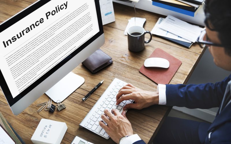 Insurance Policy Agreement Terms Document Concept